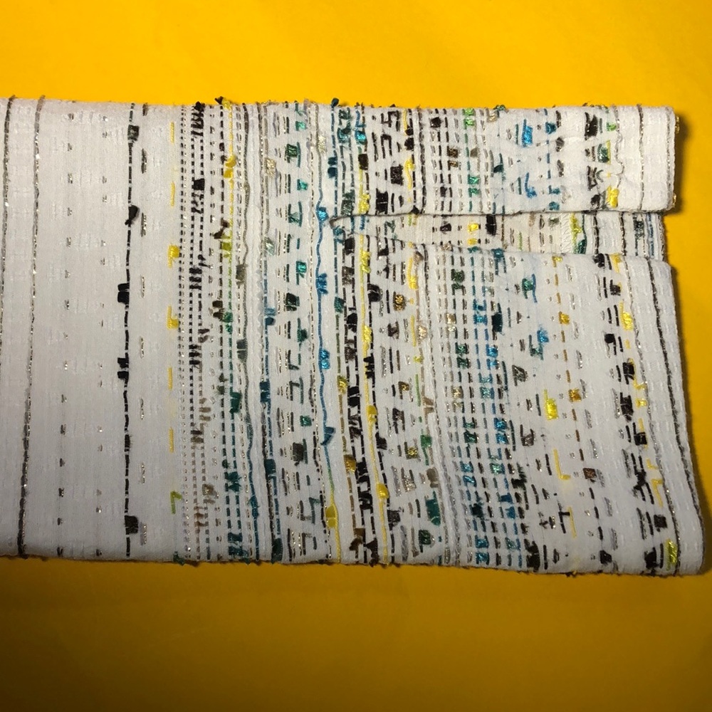 Zara Basic Structured Multicolor Peplum Blazer - image 6